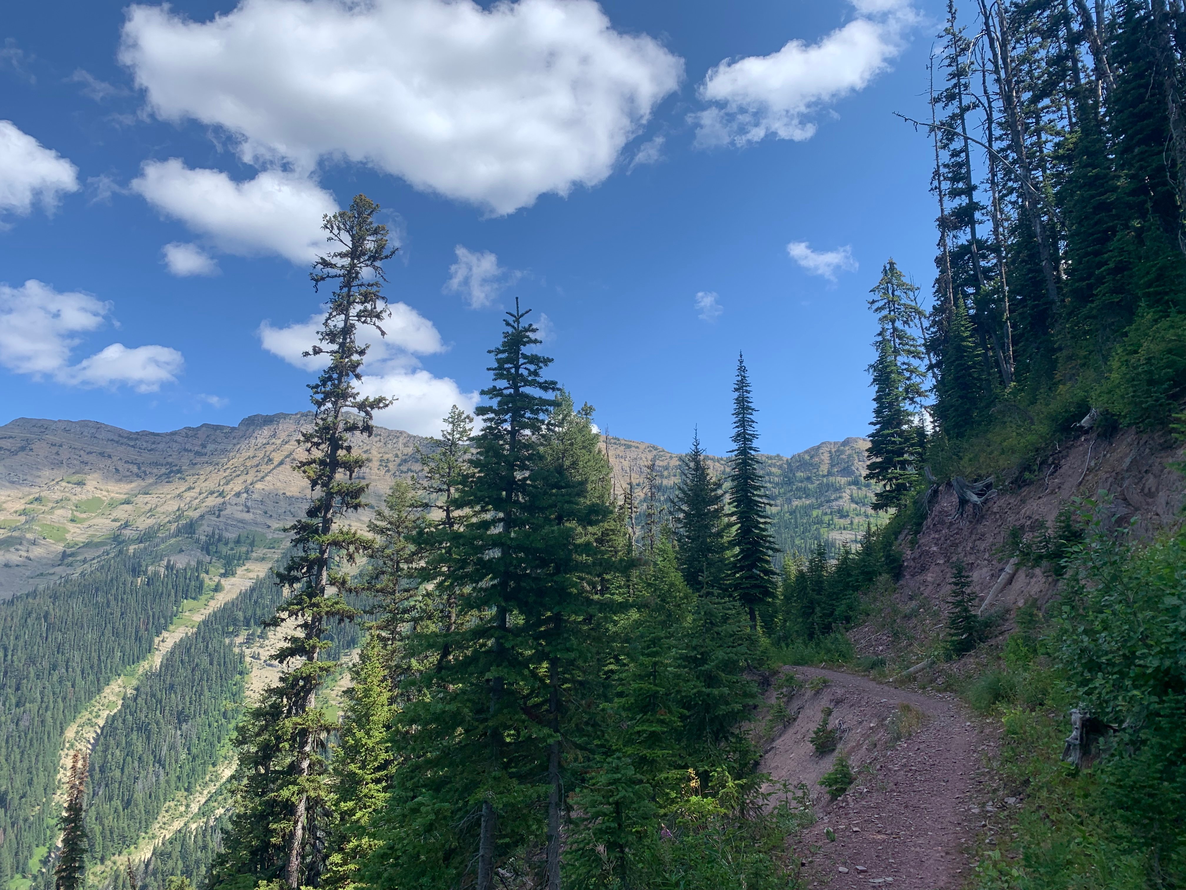 Steep trail