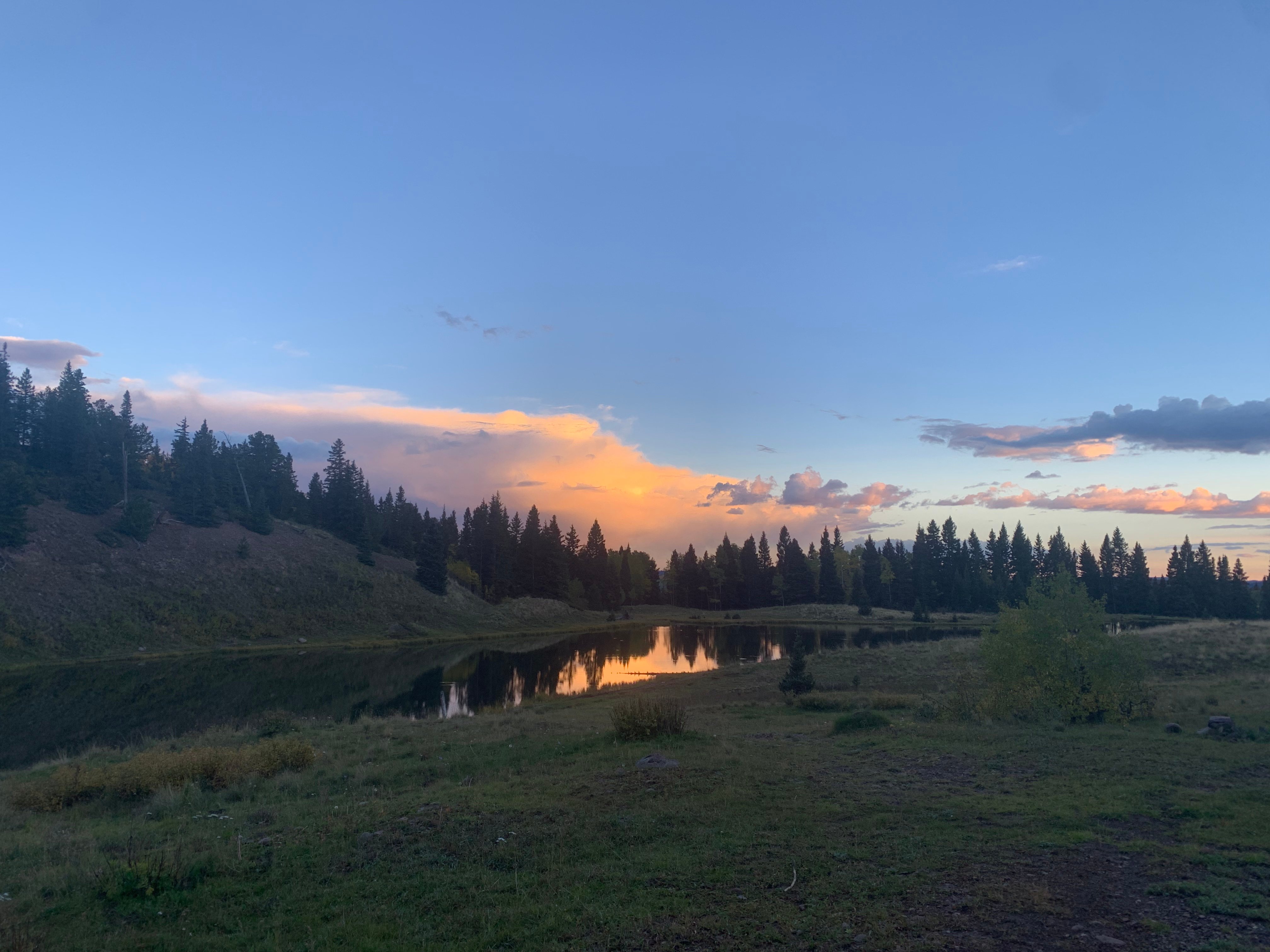NM mountain lake