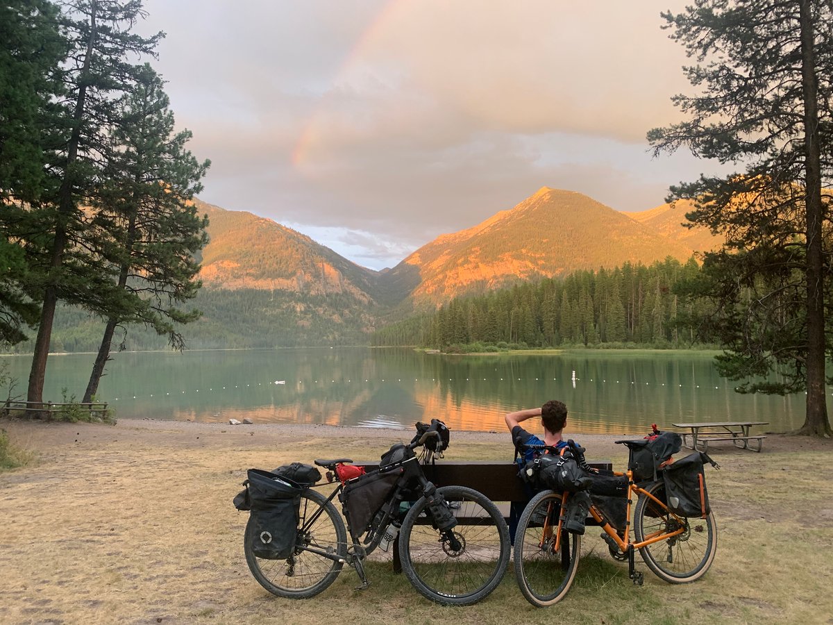 Bikes with rainbow